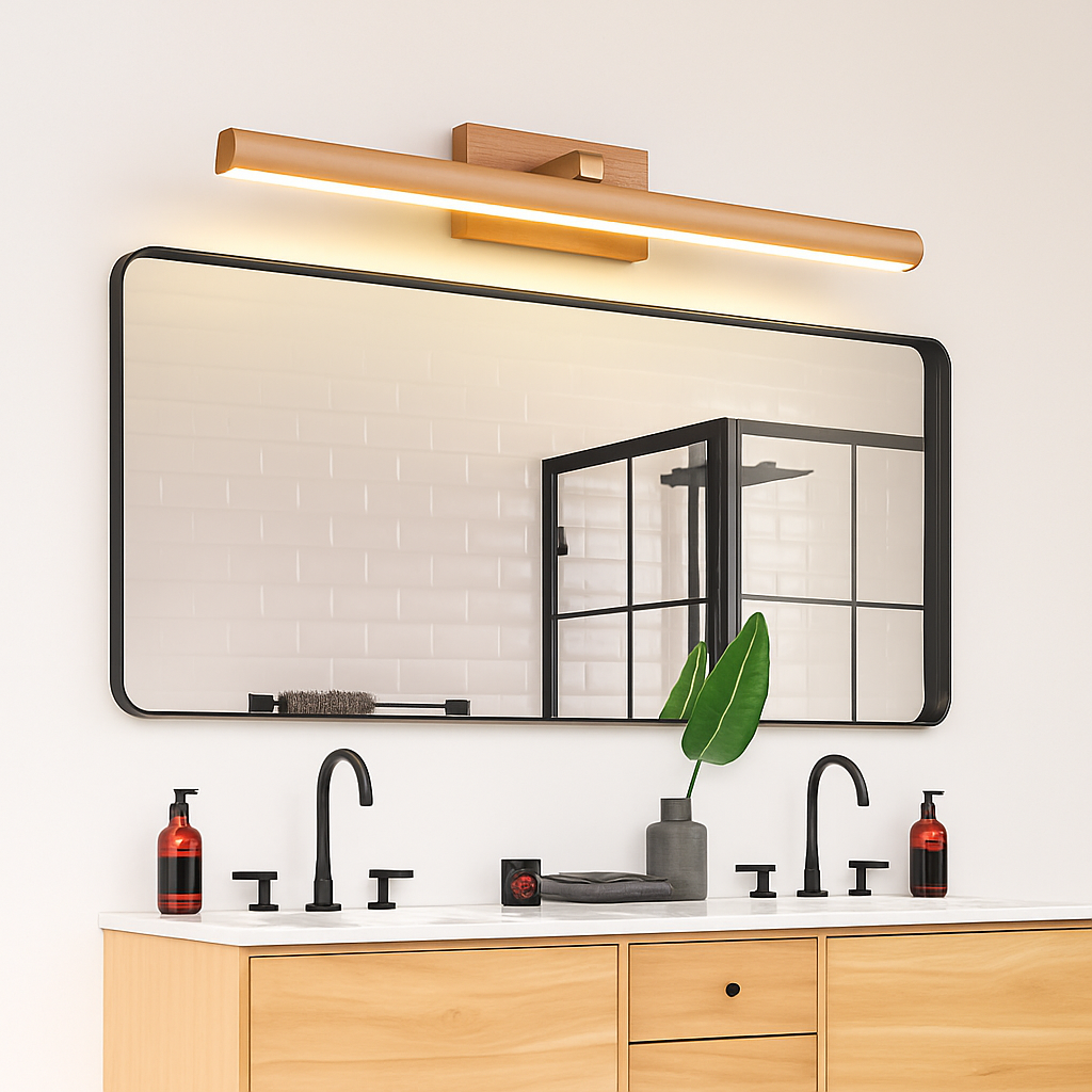 applique murale en bois avec angle réglable créative pour décoration intérieure - vue 4 sur 15