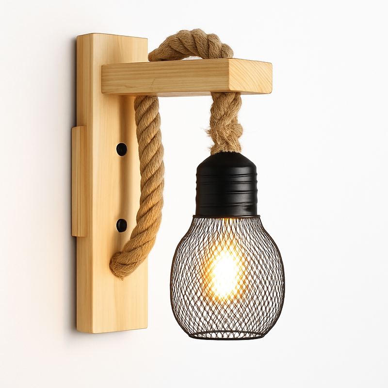 Une lampe de chevet façon baladeuse Une lampe de chevet façon baladeuse