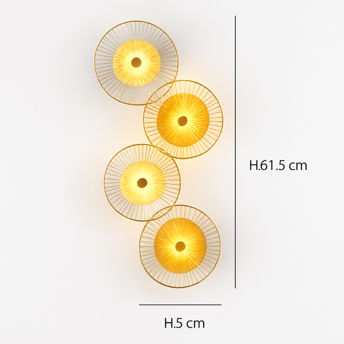 applique murale en cristal design moderne pour intérieur décoratif - vue 10 sur 11