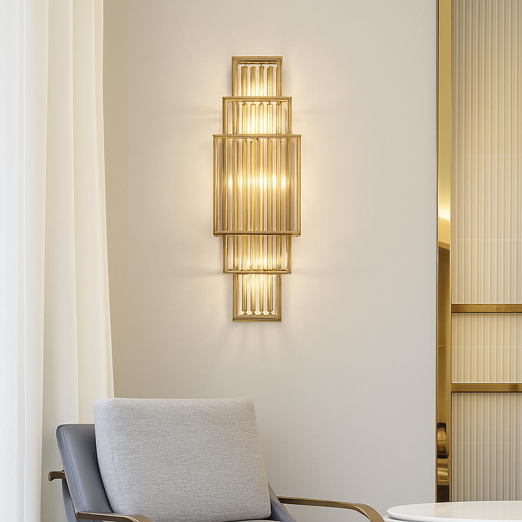 applique murale en cristal design pour décoration intérieure élégante - vue 7 sur 7