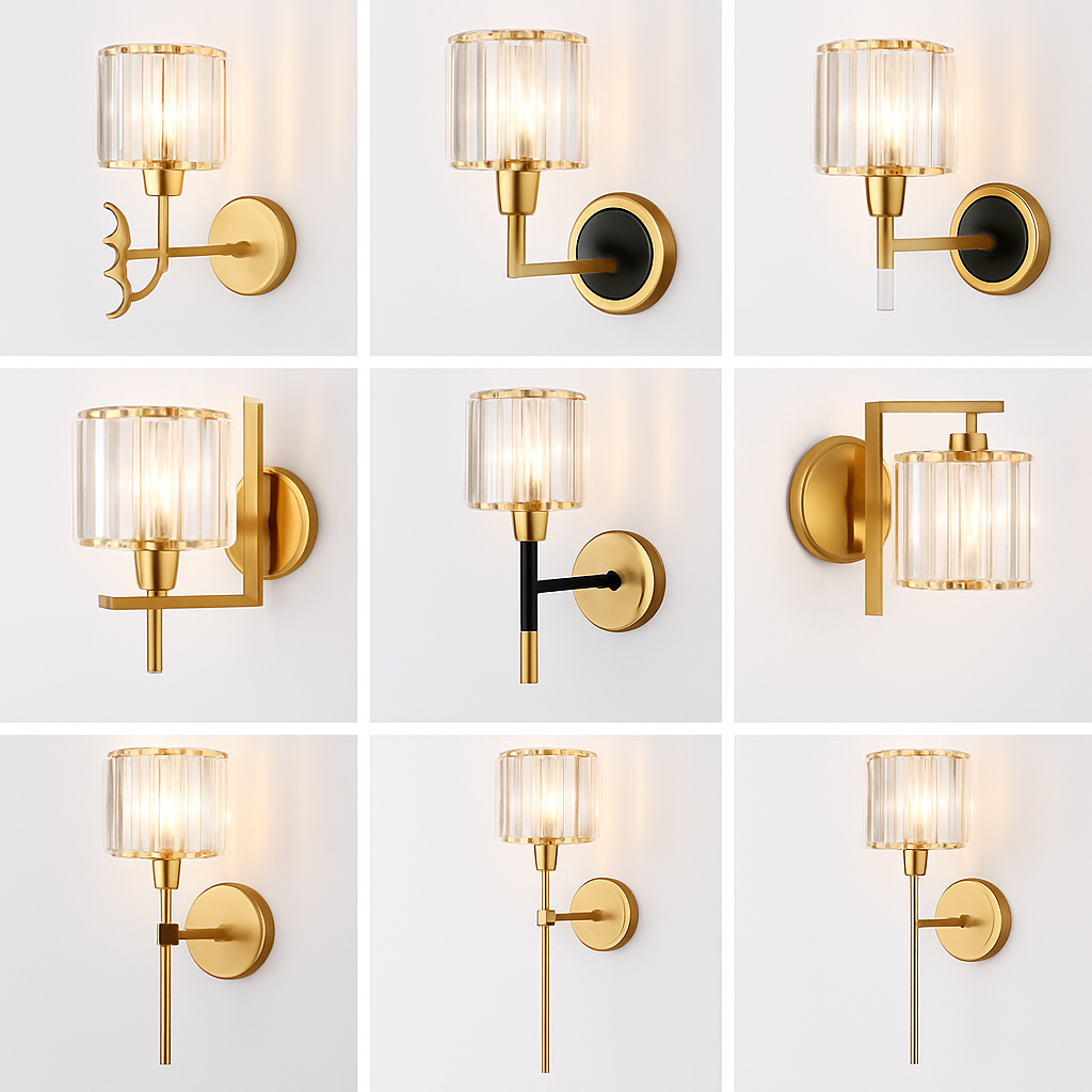 applique murale en cristal moderne pour décoration intérieure élégante - vue 3 sur 14