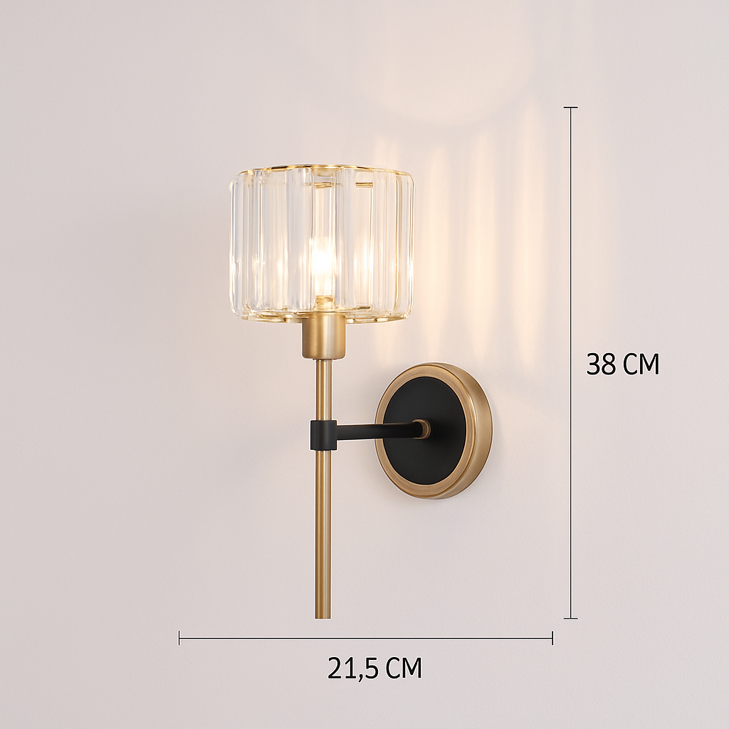 applique murale en cristal moderne pour décoration intérieure élégante - vue 11 sur 14