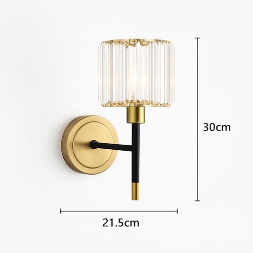 applique murale en cristal moderne pour décoration intérieure élégante - vue 13 sur 14