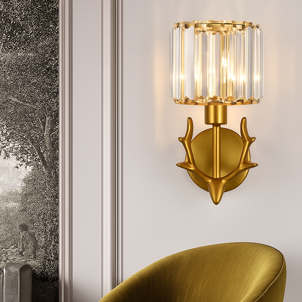 applique murale en cristal moderne pour décoration intérieure élégante - vue 5 sur 14
