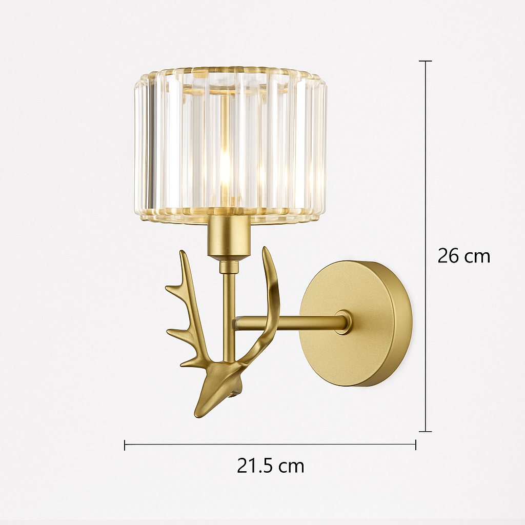 applique murale en cristal moderne pour décoration intérieure élégante - vue 7 sur 14