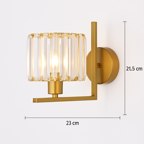 applique murale en cristal moderne pour décoration intérieure élégante - vue 9 sur 14