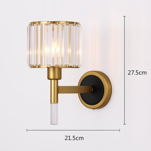 applique murale en cristal moderne pour décoration intérieure élégante - vue 11 sur 14