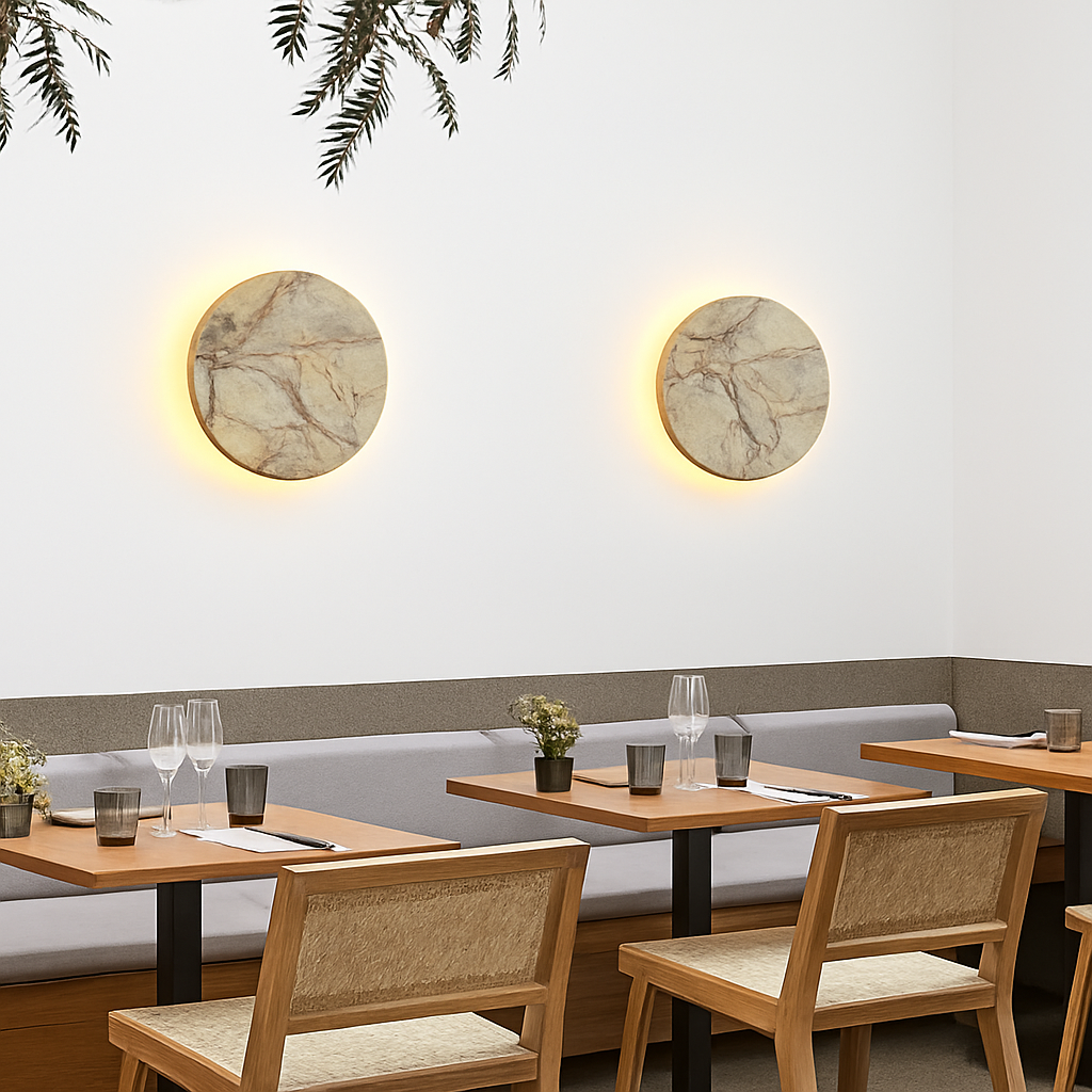 applique murale en marbre design pour décoration intérieure moderne - vue 3 sur 8