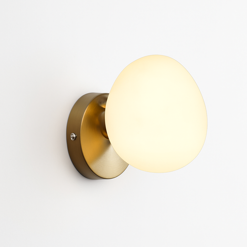 applique murale en verre au design irrégulier minimaliste nordique