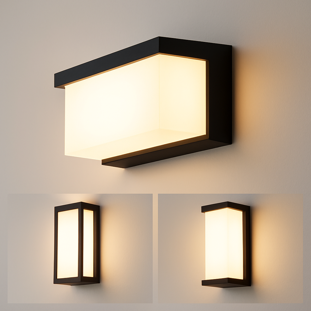 applique murale extérieure led étanche pour éclairage extérieur - vue 5 sur 9