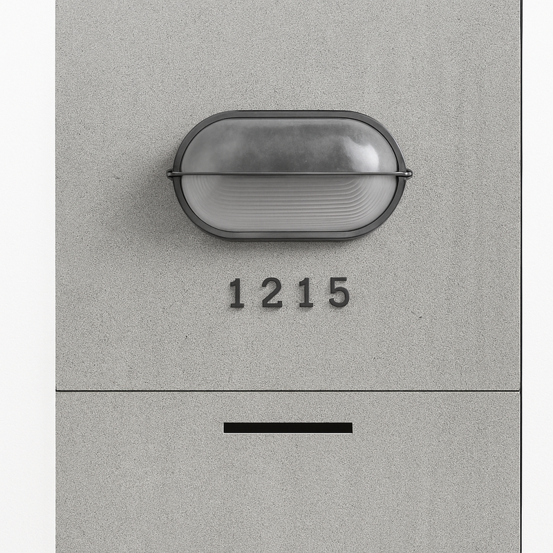 applique murale extérieure style industriel rétro en aluminium