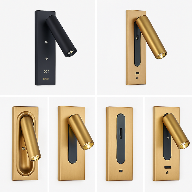 Applique murale intérieure 110-240V 3W avec chargement USB