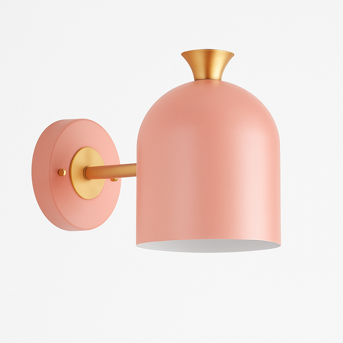 Applique murale LED abat-jour arrondi orientable de couleur Deco