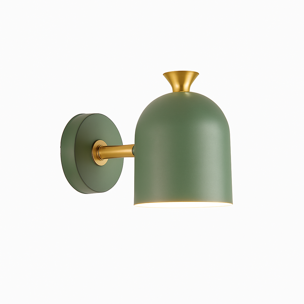 Applique murale LED abat-jour arrondi orientable de couleur Deco - vue 8 sur 9