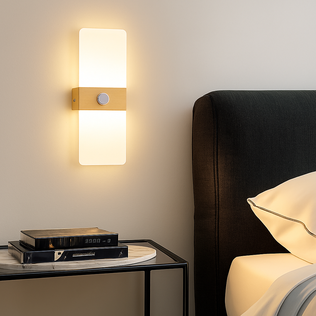 applique murale led avec détecteur de mouvement pour éclairage intérieur - vue 3 sur 12