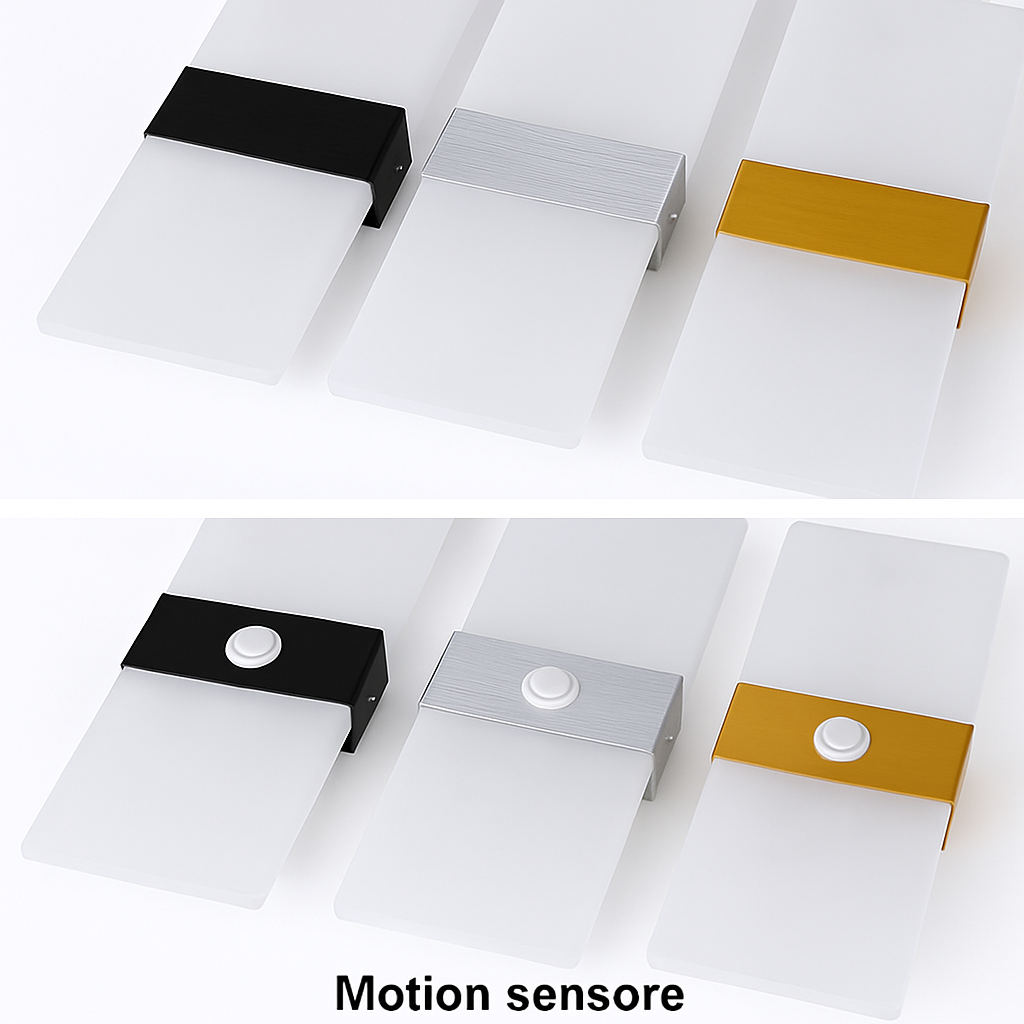 applique murale led avec détecteur de mouvement pour éclairage intérieur - vue 5 sur 12