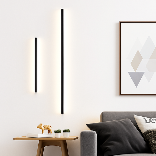 applique murale led cuboïde en aluminium avec télécommande et gradation - vue 5 sur 22