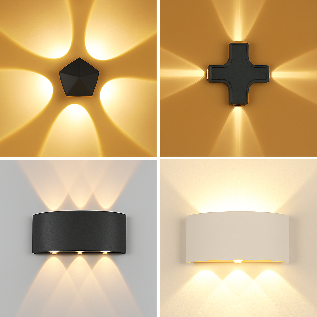 applique murale led décoration intérieure moderne éclairage design - vue 2 sur 14
