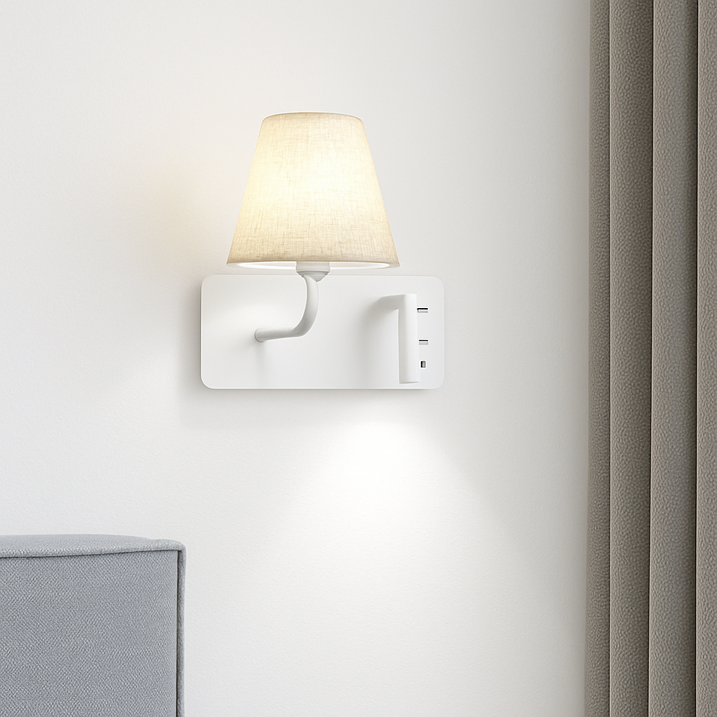 Applique murale LED d'intérieur moderne USB - vue 5 sur 10