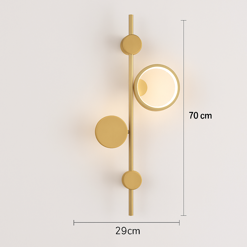 applique murale led design en métal pour décoration moderne - vue 22 sur 23