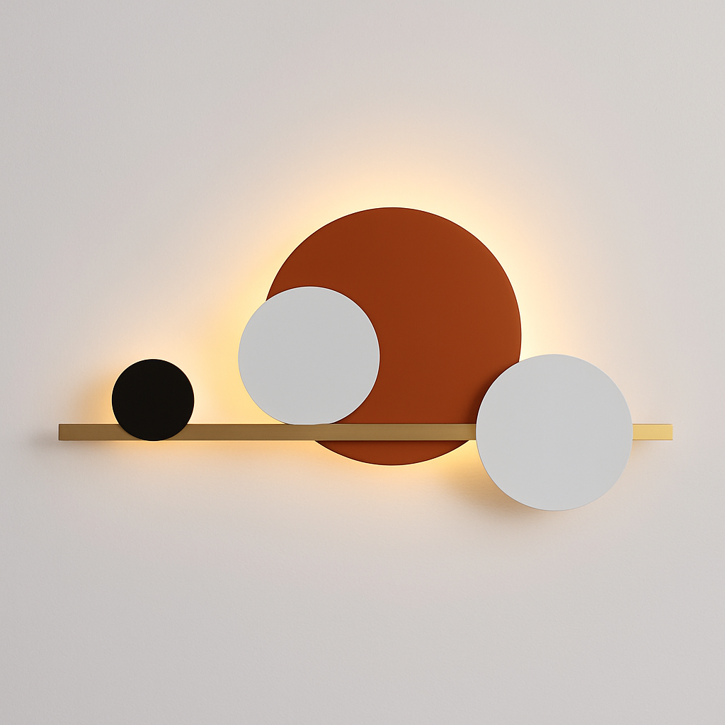 applique murale led design en métal pour décoration moderne - vue 8 sur 23