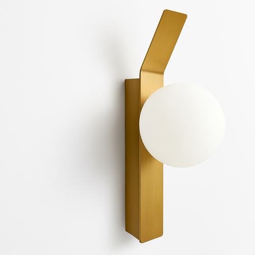 applique murale à led design minimaliste en verre pour intérieur - vue 7 sur 8