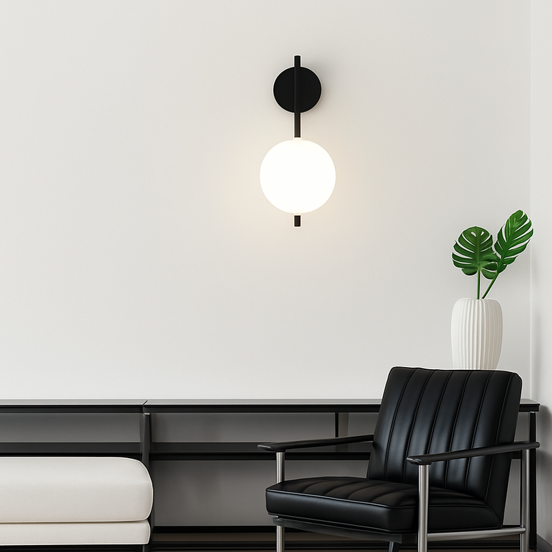 Applique murale LED dorée nordique avec ampoule G9 9w