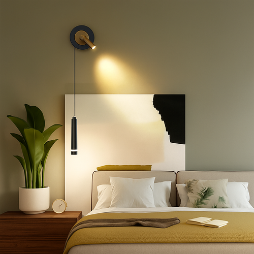 applique murale led double tête acrylique maison décor