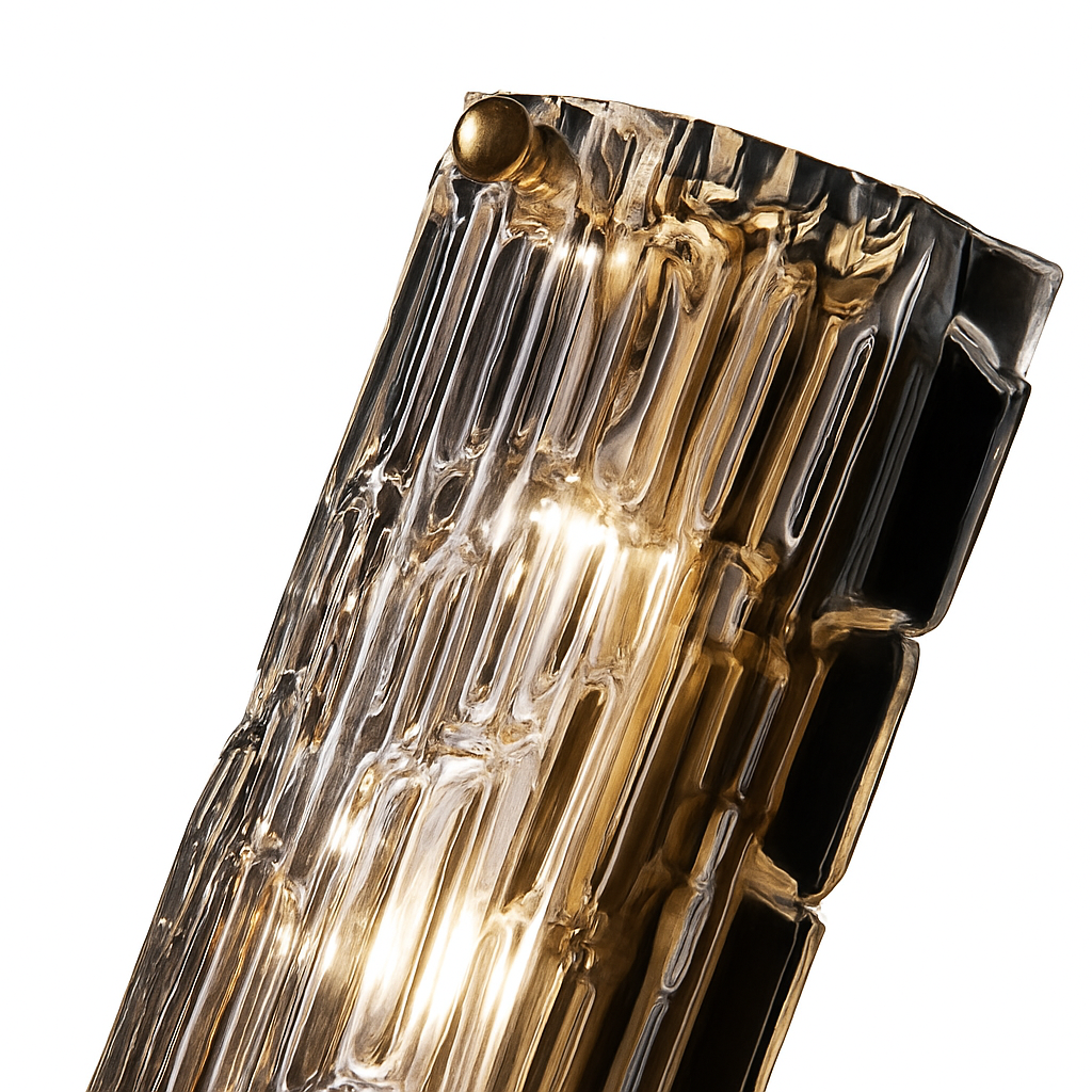 applique murale led en cristal design nordique pour intérieur moderne - vue 4 sur 8