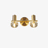 Applique murale LED en cristal luxury doré Altesse