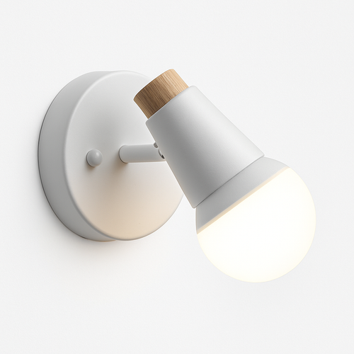 Applique murale LED en forme de cerf en bois Novelty
