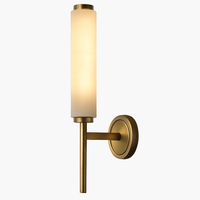 Applique murale LED en marbre naturel