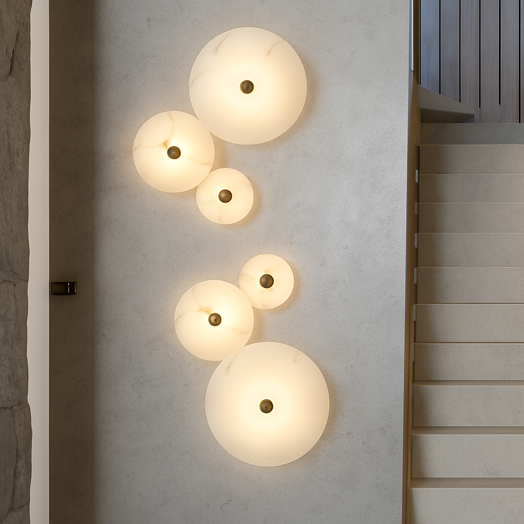 Applique murale LED en marbre naturel - vue 5 sur 10