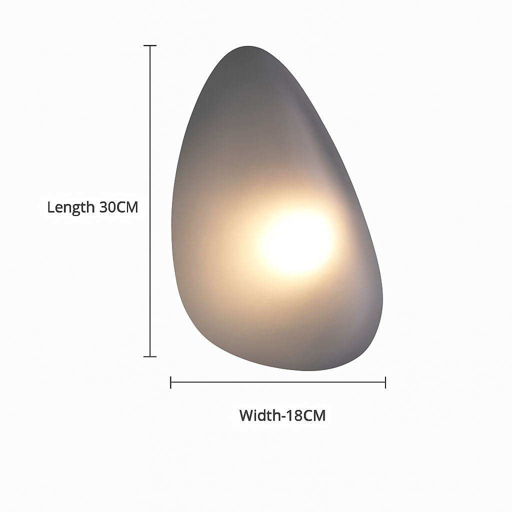Applique murale LED en verre de couleur au Design nordique - vue 13 sur 22