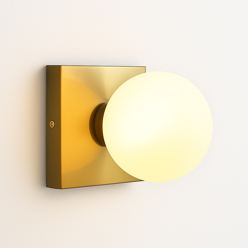 applique murale led en verre design moderne pour intérieur - vue 2 sur 10
