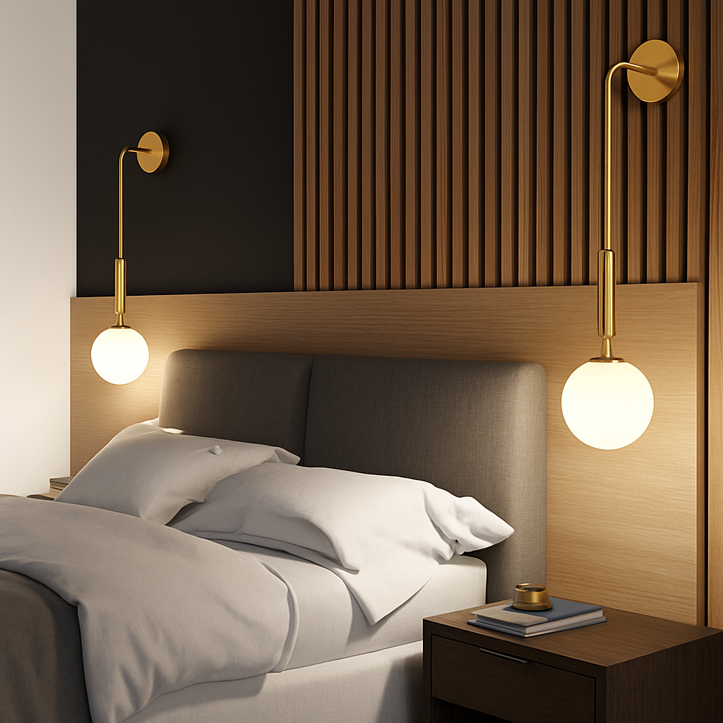 Applique murale LED en verre Simple et moderne - vue 5 sur 10