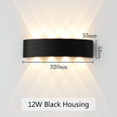 applique murale led extérieure en aluminium haute luminosité pour jardin et cour