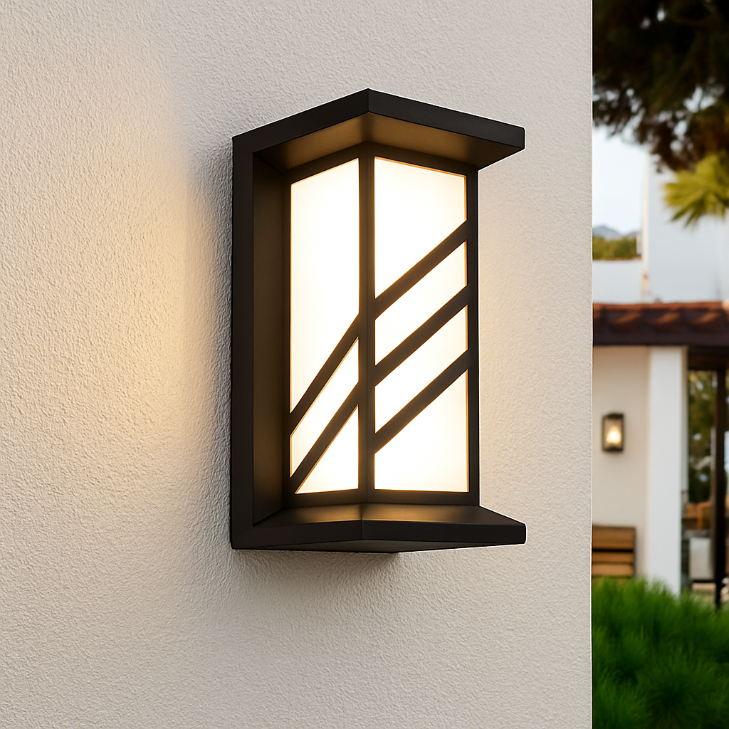 applique murale led extérieure étanche pour éclairage décoratif - vue 3 sur 15
