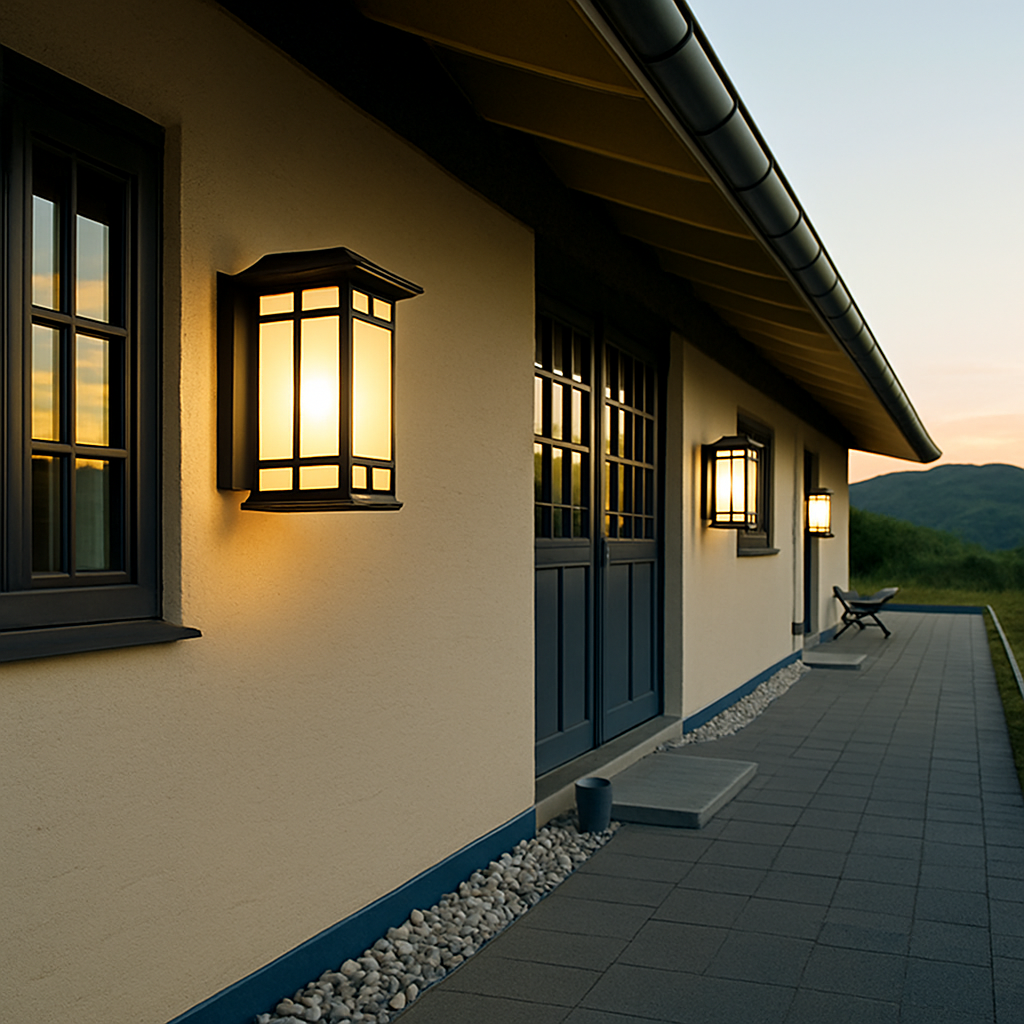 applique murale led extérieure étanche pour éclairage décoratif - vue 5 sur 15