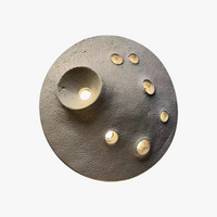 Applique murale LED imperméable moderne Wabi Sabi
