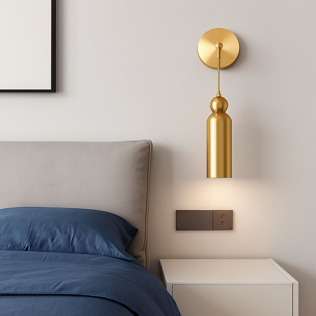 Applique murale led longue moderne en verre fer - vue 6 sur 19