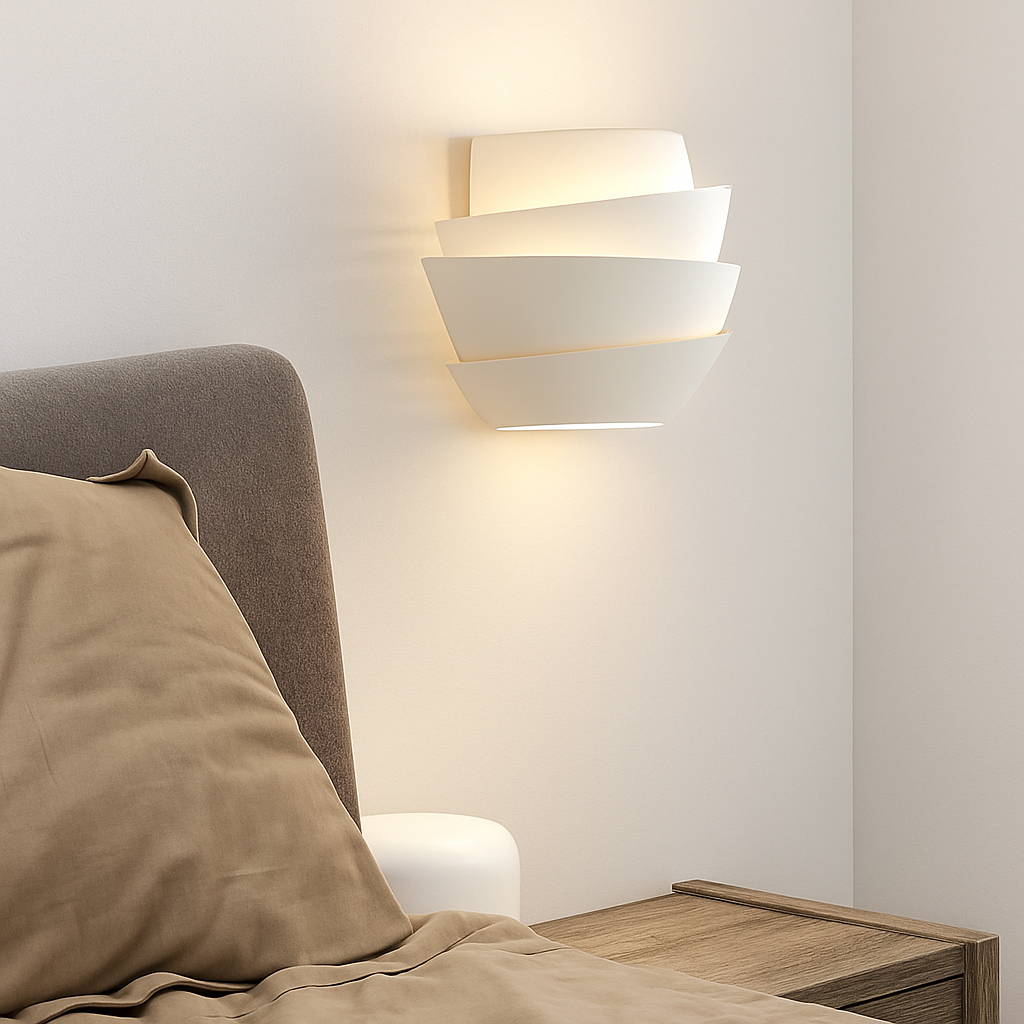 applique murale led métal pomme de pin nordique simple et créative - vue 2 sur 6