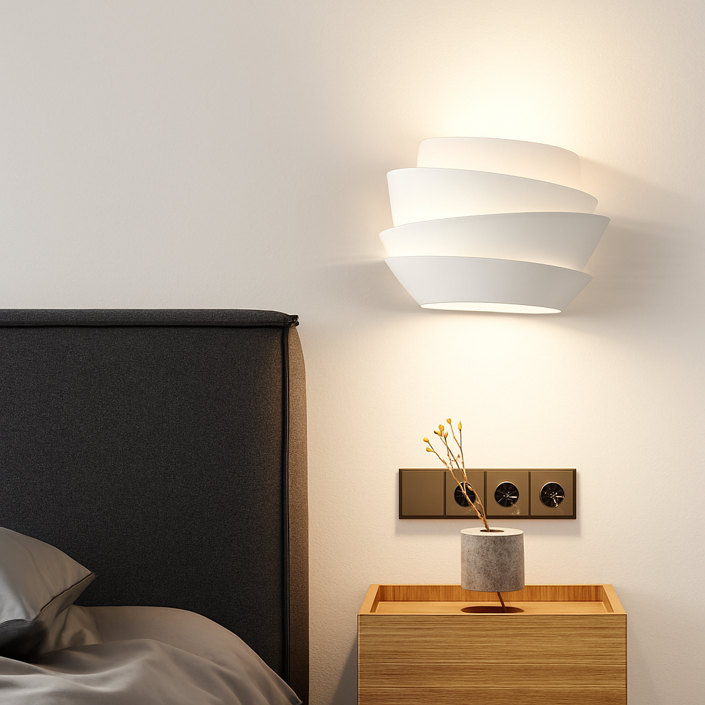 applique murale led métal pomme de pin nordique simple et créative - vue 4 sur 6