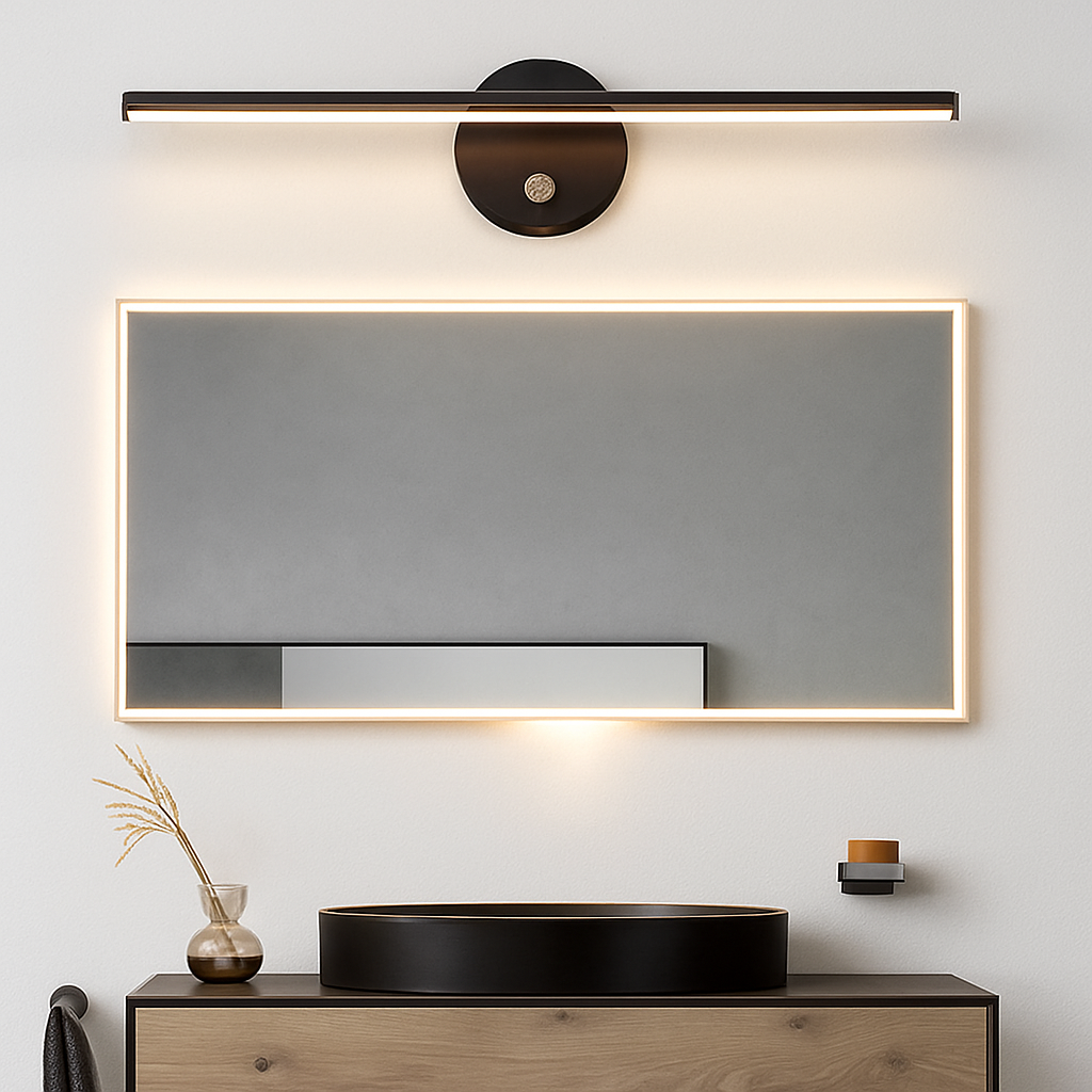 applique murale led maison chambre chevet miroir interrupteur - vue 4 sur 12