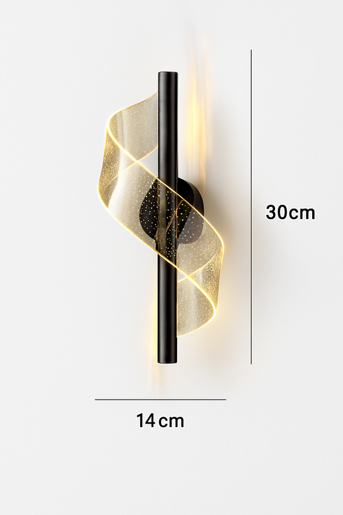Applique murale LED minimaliste avec lumière ondulé Steal - vue 9 sur 10