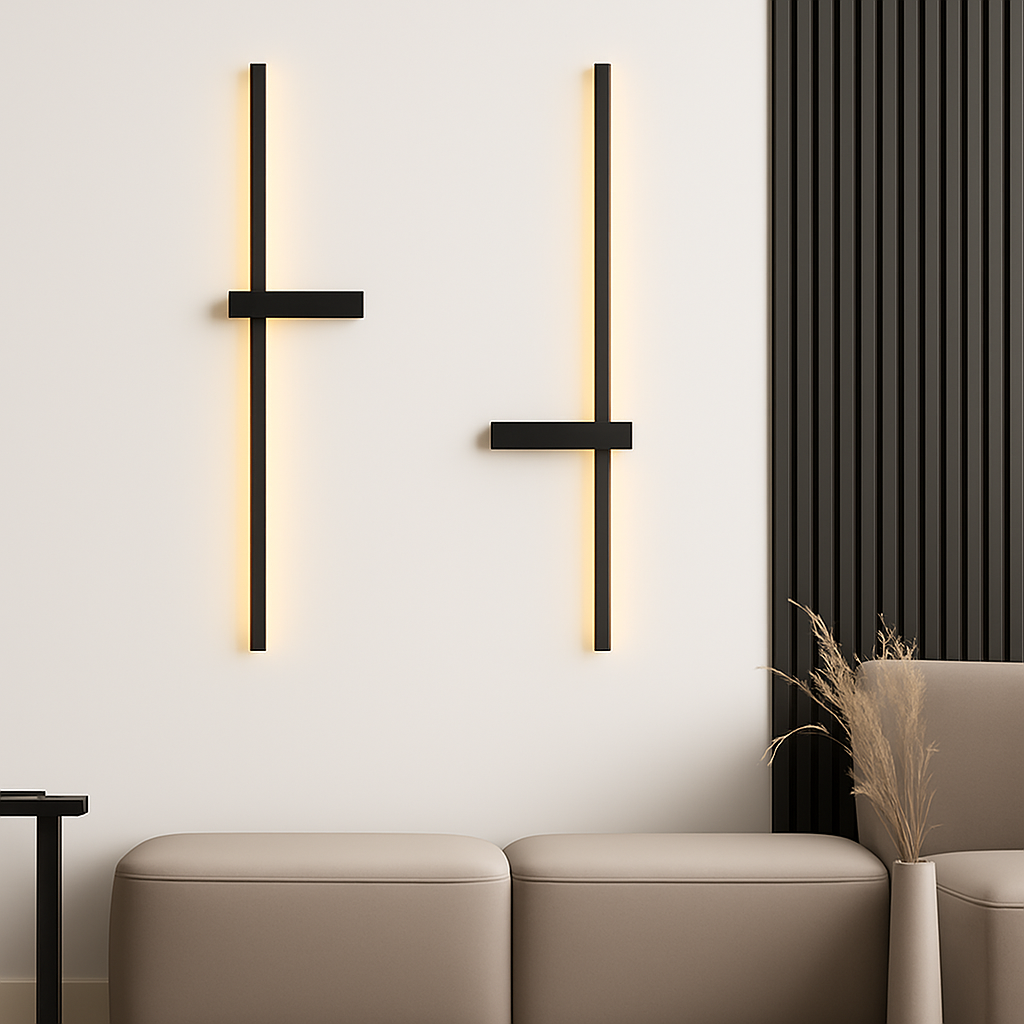 applique murale led minimaliste design artistique - vue 3 sur 15