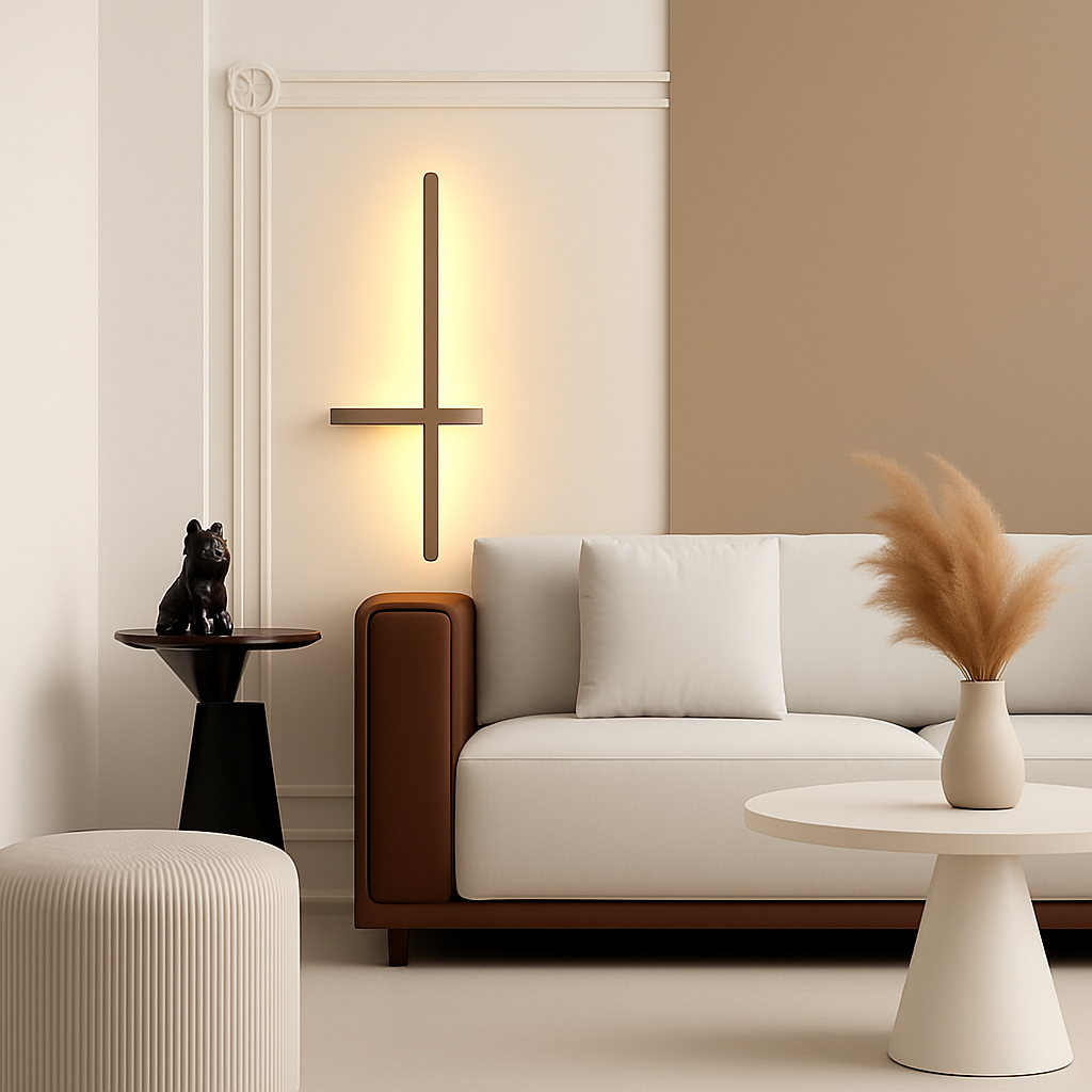 applique murale led minimaliste design artistique - vue 6 sur 15