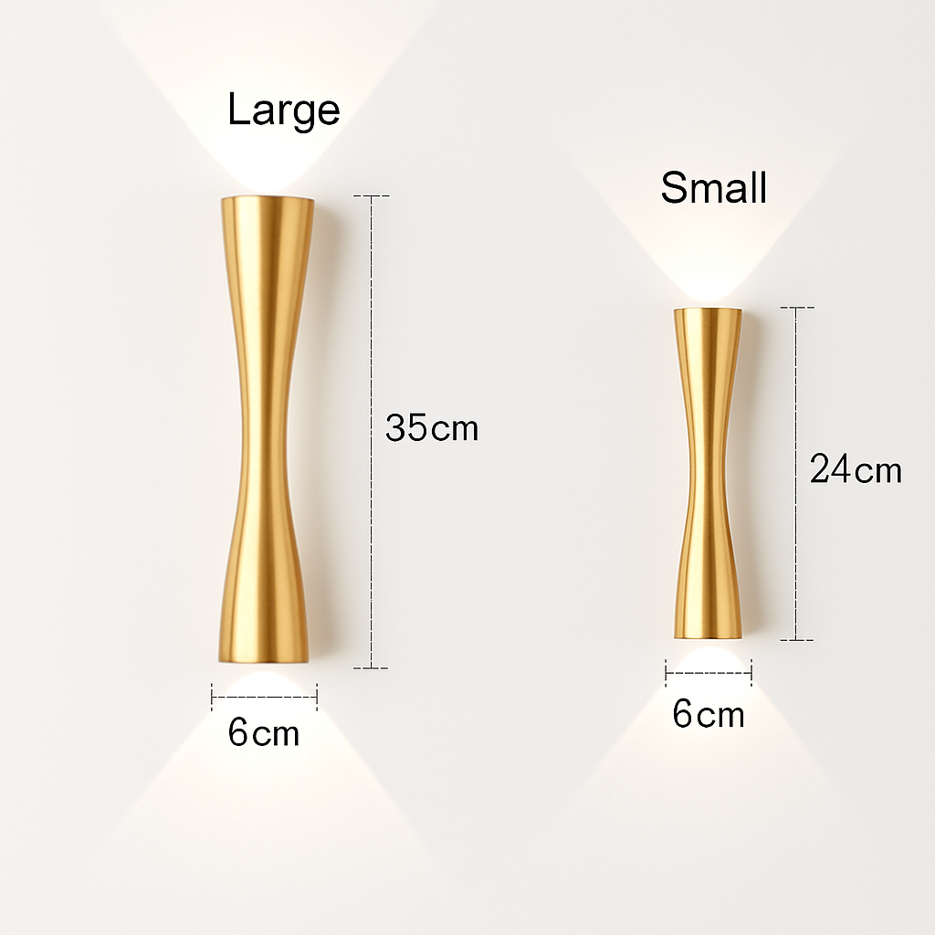 applique murale led minimaliste moderne imperméable idéale intérieur extérieur - vue 7 sur 12