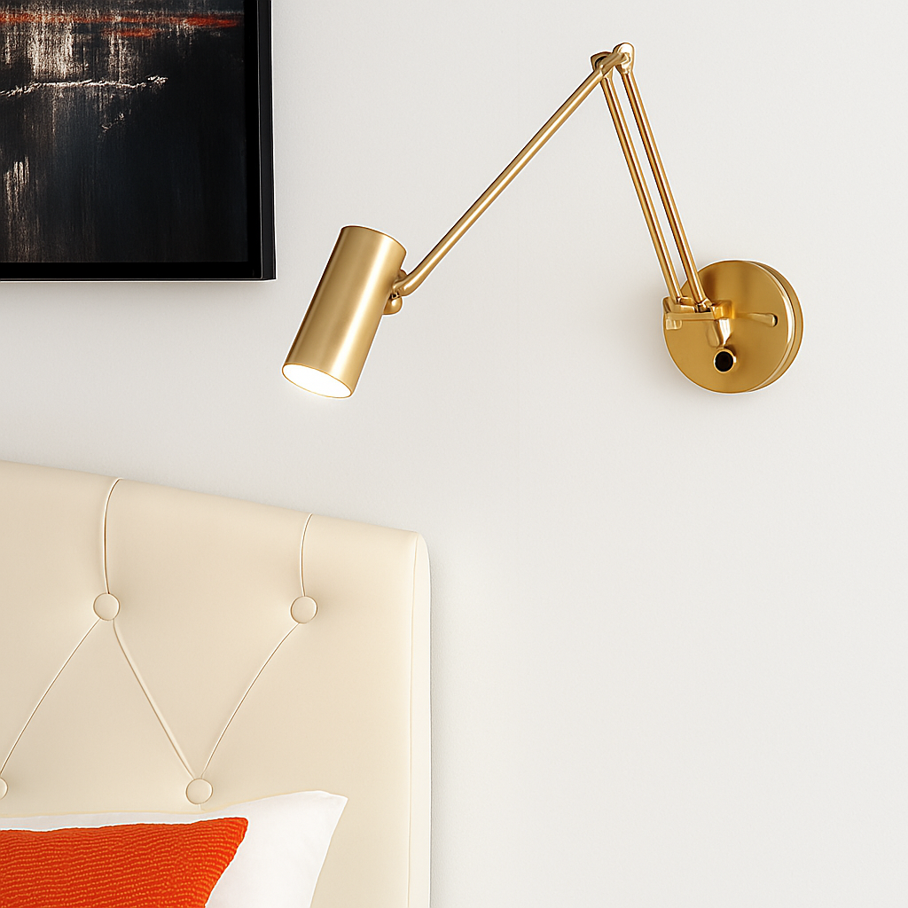 applique murale led moderne à intensité variable télescopique pliable pour étude - vue 3 sur 23