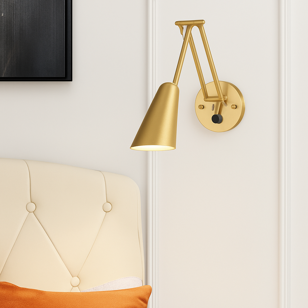 applique murale led moderne à intensité variable télescopique pliable pour étude - vue 4 sur 23